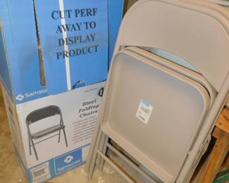 New Samsonite Folding Chairs