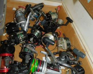 Fishing Reels Including Several Ambasadeur Reels
