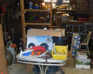 Vintage Formica Table And Tools