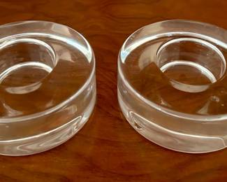 Orrefors candleholders