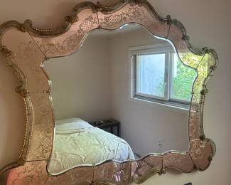 Large/Heavy quality Italian Venetian mirror