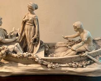 Royal Dux figure group 