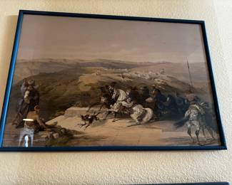  Artist D. Roberts  antique  lithographs prints