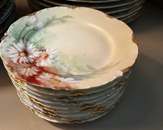 Lots of hand painted plates