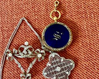 Beautiful antique diamond jewelry