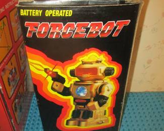 Forcebot robot in original box toy vintage 