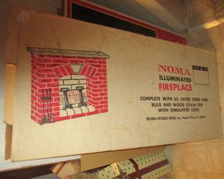 Nona illuminated fireplace, new in box
