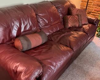 Nice leather couch