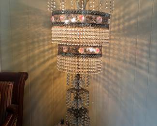 Vintage crystal lamp 