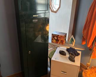 Gun safe Filing cabinet, Vintage irons