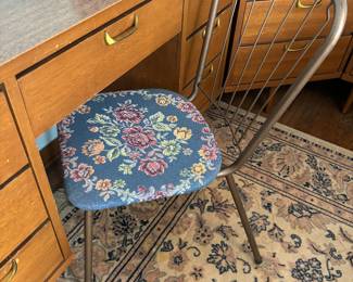 Vintage needlepoint chair