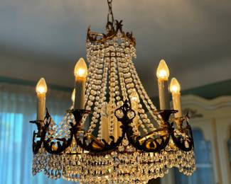 Beautiful crystal chandelier 