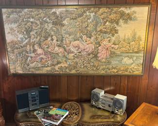 Absolutely stunning antique French tapestry
