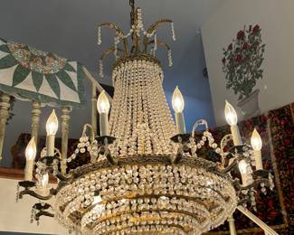 Beautiful Large crystal chandelier