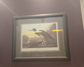 John James Audubon Special Signed & Numbered Edition Lithograph 