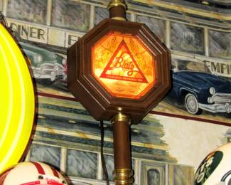 Blatz pull tap beer sign