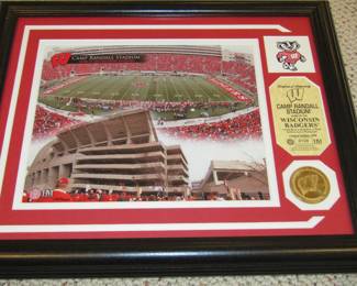 Framed Badger's Camp Randall Stadium photo