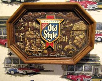 Heileman's Old Style relief sign