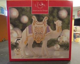 Rare Lenox "First Blessing" standing camel, purple saddle blanket