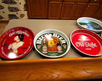 Vintage beer trays