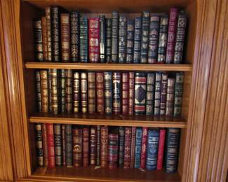 Many Easton Press leather-bound classics