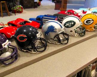 Riddell mini football helmets