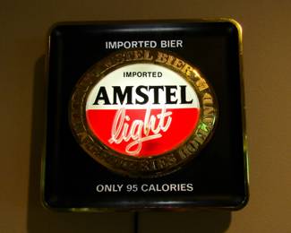 Amstel light beer sign