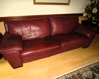 Leather sofa