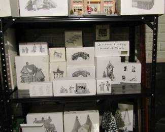 Dep. 56 Xmas village pieces