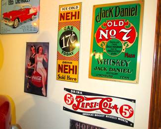 Fun vintage sign reproductions