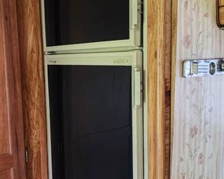 Fridge inside Camper
