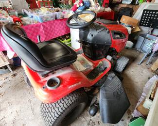 Side of Riding Mower