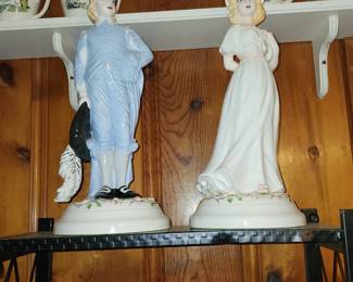 Ceramic Little Boy Blue Figurines- Back in the Day everybody had a pair!
