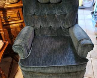 Other Swivel Blue Chair