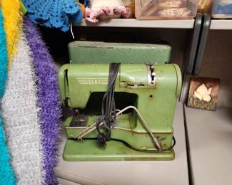 1 of 5 - Vintage Elna Sewing Machine