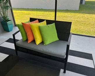 All Weather Lanai Set.  Love Seat and cushions.  Purchased 6 months ago