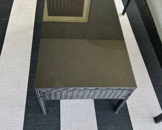 Rectangular Coffee Table, Glass Top