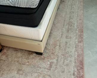 Master Bedroom Rug, 7 ft 9" x 9 ft 6" by Surya.  Soft muted colors. Purchased 6 months ago