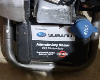SUBARU POWER WASHER 2700 PSI EA175V $125 OUR PRICE