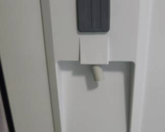 GE GNE27JYMFS 36" French Door Refrigerator with 27 cu. ft. Total Capacity Energy Star LED Lighting Internal Water Dispenser Spill-Proof Shelves in Fingerprint Resistant Stainless Steel New $1,400 to $1,700 our price $500. ice maker in lower half