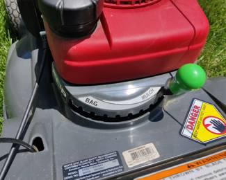 Honda HRX 217 self propelled lawn mower, self propelled, adjustable speed,  easy start mulcher & bagger-$150