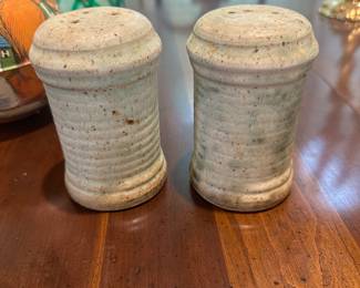 Peters Pottery salt and pepper shakers