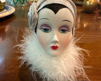 Roaring 20's porcelain head