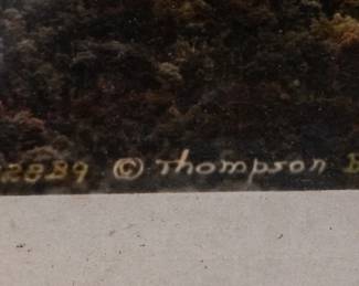 Thompson Bros. signature in plate.