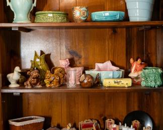 A selection of  McCoy Glass.