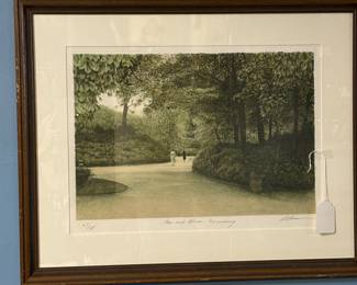 Harry Altman Prints - Man and Woman Luxemburg Signed and Numbered and dated