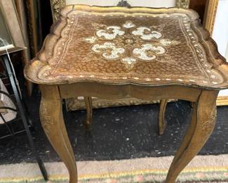 Made in Italy Gold Florentine Table