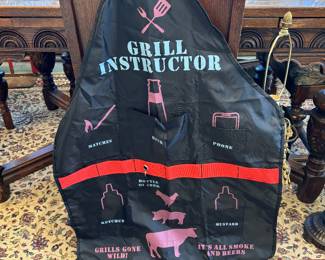Here is something fun. Grill Instructor Apron