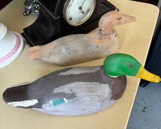 Vintage Duck Decoys with original paint Wood
