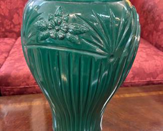 Ceramic Vase Pressed Pattern 16"